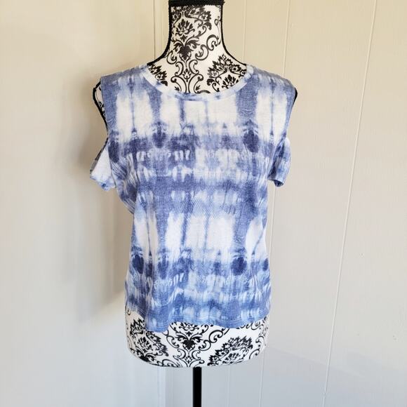 Hollister Cold Shoulder Tiedye Top - Picture 1 of 4